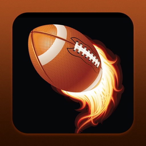 Superbowl Football Playoffs Series – American Quarterback Blitz for a Touchdown and Big Win Icon