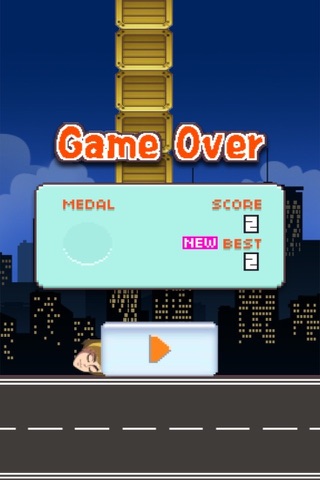 Flappy bieber - A tiny flying bird style game screenshot 3