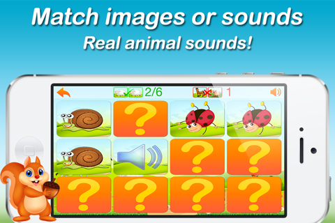The Farmyard - Matching Game for Kids screenshot 3