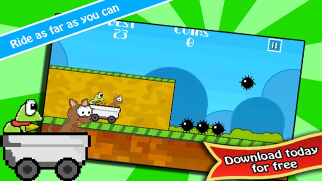 Hoppy Cart : A Frog And Puppy Kart Ride Game(圖1)-速報App