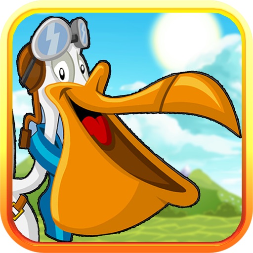 Flip-Flop Hungry Pelican Free Icon