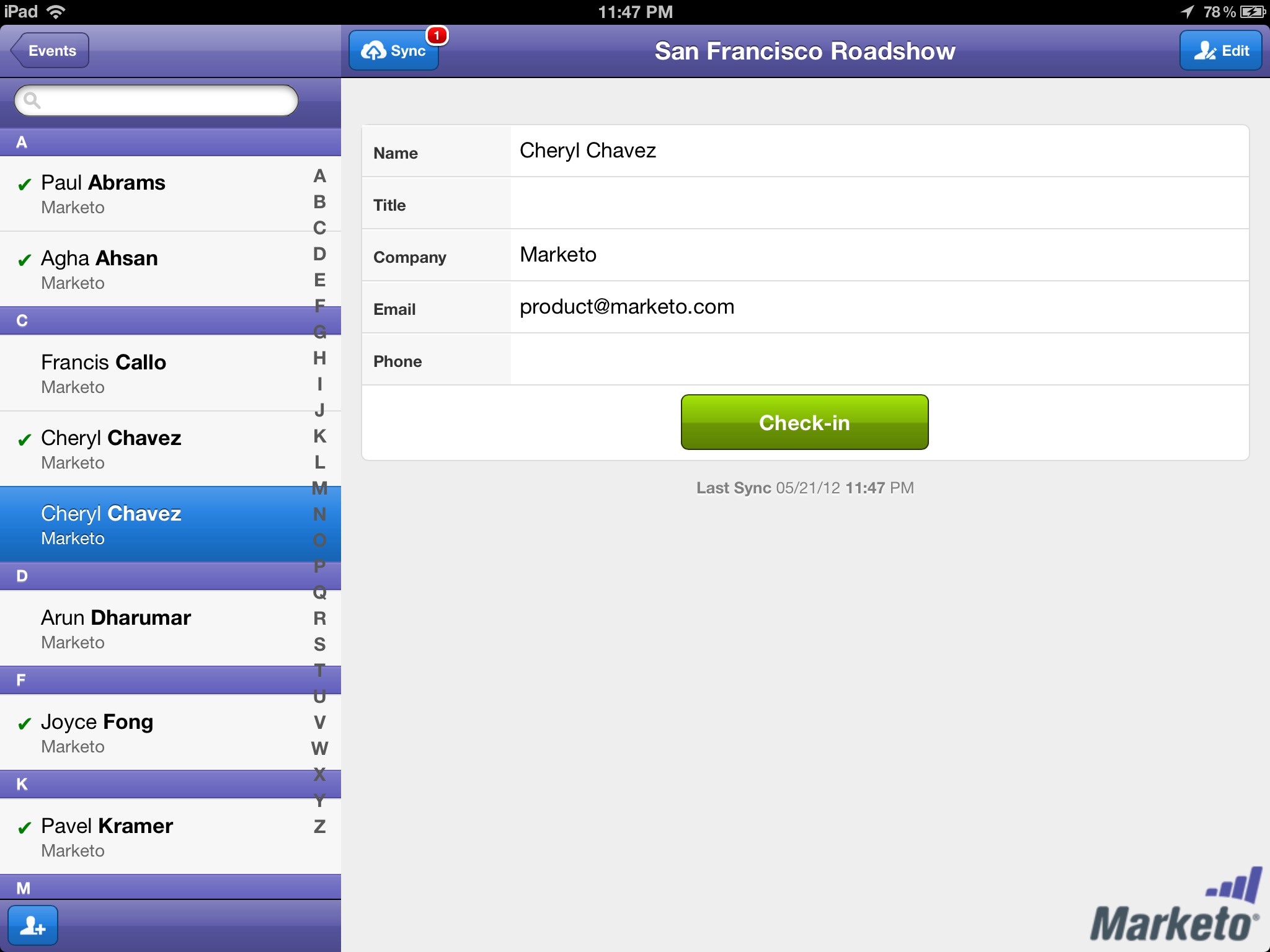 Marketo Events screenshot 4