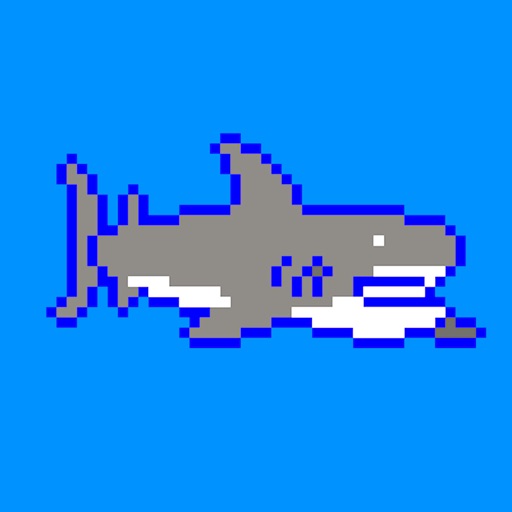 Pixel Shark Icon
