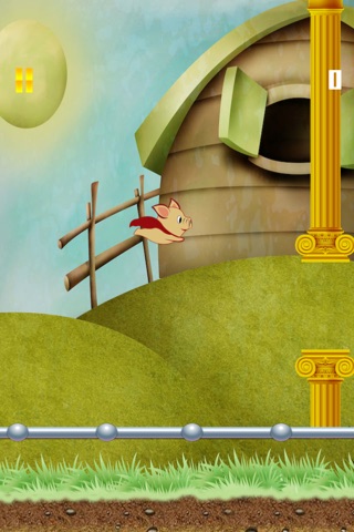 Flying Piggy - Escape the farms and don't plummet into the mud pit screenshot 2