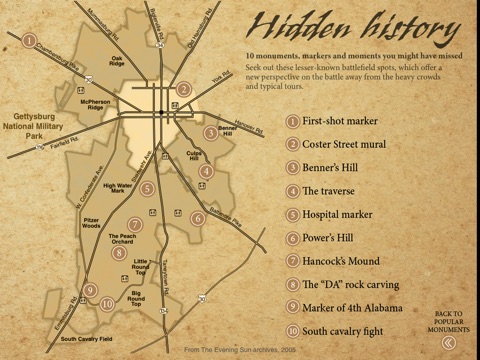 Gettysburg 150 facts about the 150th screenshot 3