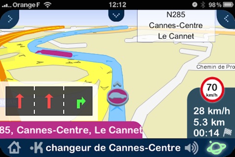 Kapten Amérique du nord GPS multitransport screenshot 4