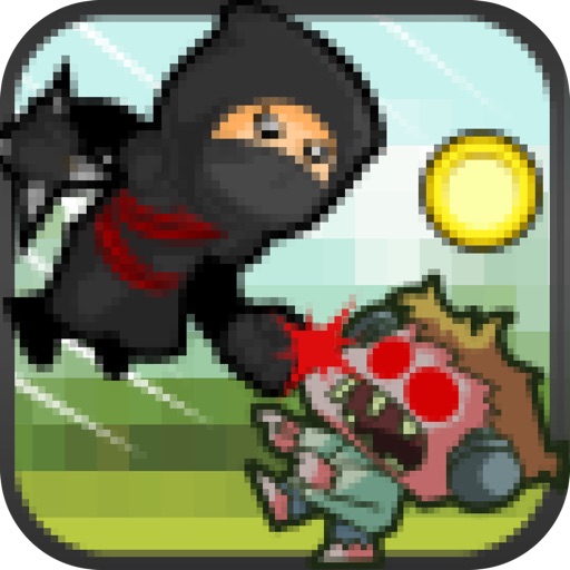 Pixel Ninja vs Walking Dead: Clumsy Zombie Apocalypse icon