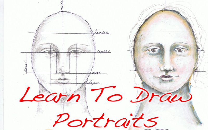 Learn To Draw Portraits скриншот программы 1
