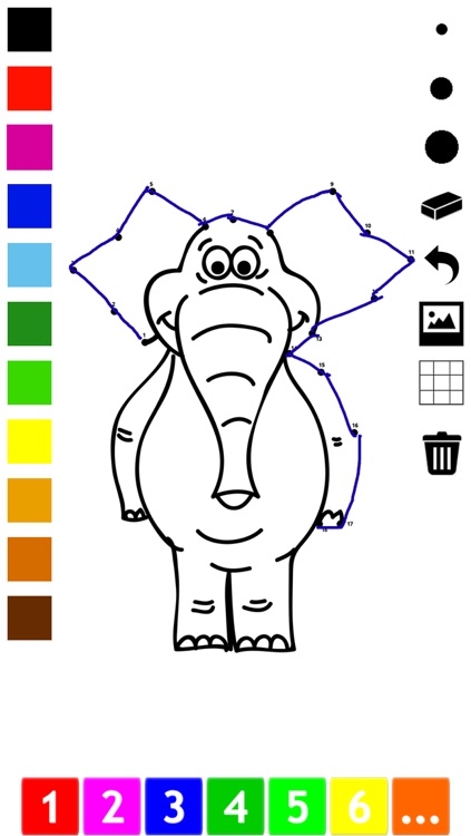 Connect the dots coloring book for children: Learn to paint by numbers for kindergarten and pre-school with this learning puzzle game