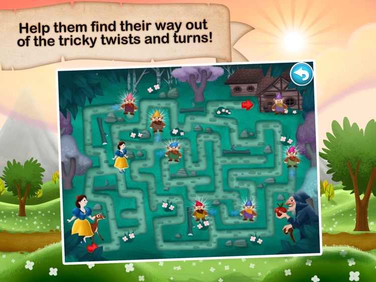 Fairytale Maze 123 Free - Fun learning with Children animated puzzle game