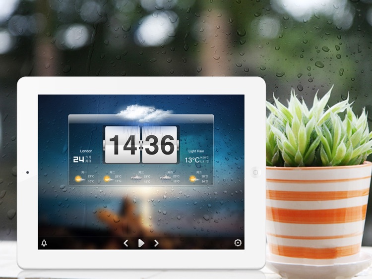 Momo Weather Clock screenshot-4