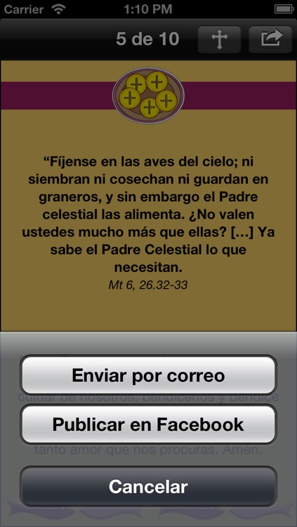 Bless our table with prayers in Spanish - Catolicapp.org screenshot-3