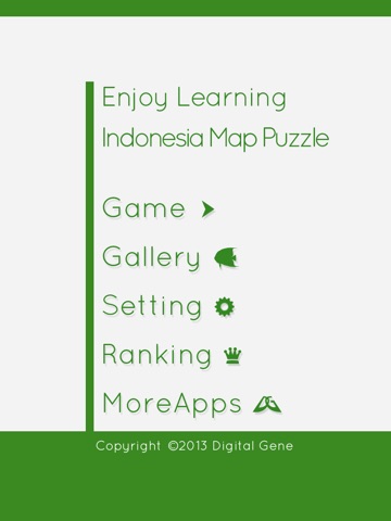 Enjoy Learning Indonesia Map Puzzle iPad Enjoy Learning Indonesia Map Puzzle iPad