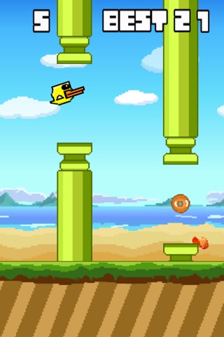 Flappy Duckling - The Adventure of a Duckling Flying Like a Bird screenshot 2