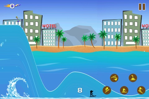 A Surfing Run at Zombie Cove - Free HD Racing Game screenshot 3