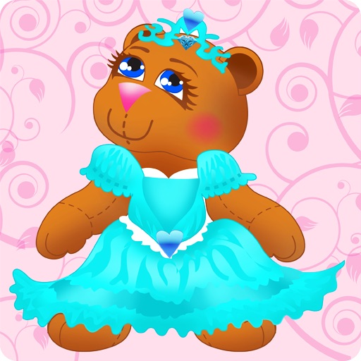 Princess Bear Memory Match Icon