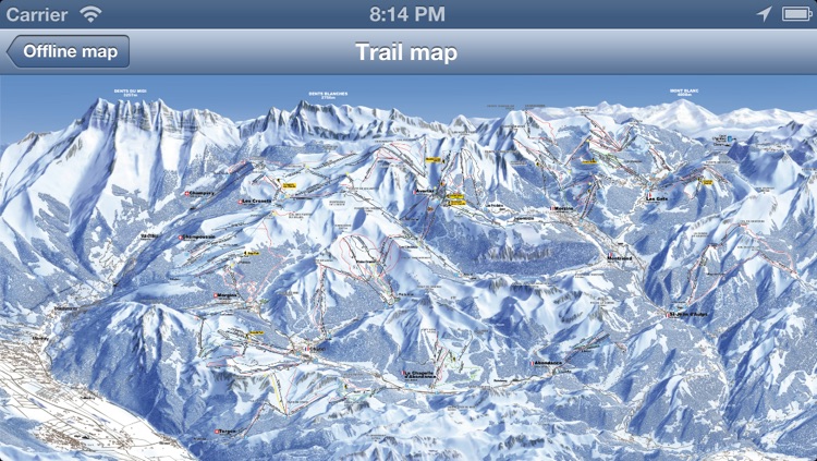 Portes du Soleil Ski and Offline Map