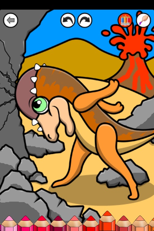 Coloring Board - Coloring for kids - Dinosaurs screenshot-4