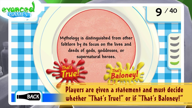 That's Baloney! Kids Quiz Game