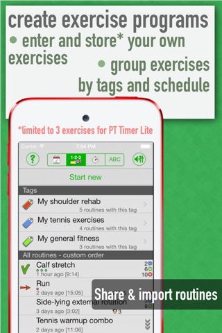 PT Timer Lite: Stretch & Exercise screenshot 2