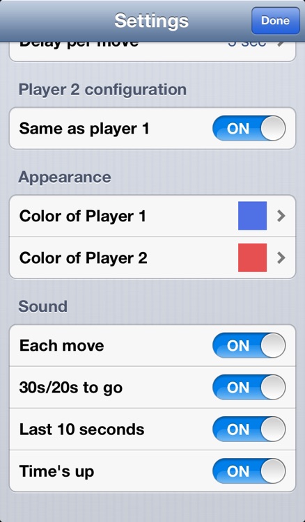 ChessClock touch screenshot-3