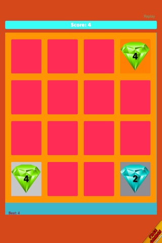 2048 Jewels- New Challenge Number Puzzle screenshot 2