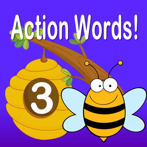 Action Words!™ Three - Flashcards & Video icon