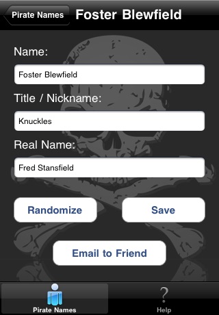Pirate Names LITE screenshot 3