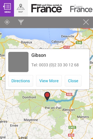 B&B and Gîtes Rentals in France screenshot 3