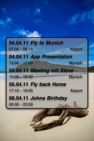 Lockscreen Calendar Events screenshot 4