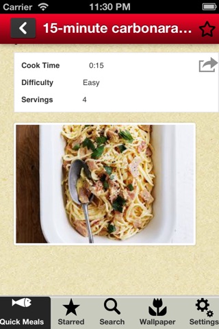 Quick Meals Recipes Free screenshot 2