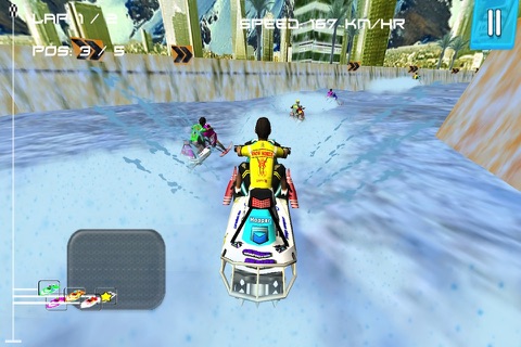 Snow Mobile Rally ( 3D Racing Games ) screenshot 3