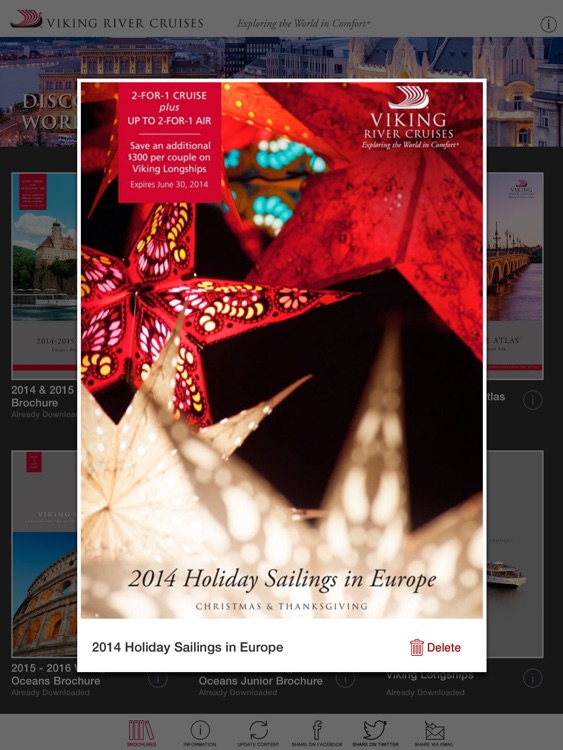Viking Cruises Multimedia Brochures