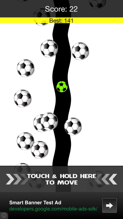 Avoid the Soccer Balls Showdown Minigame