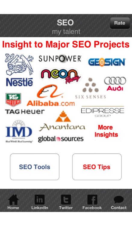 Misc.info APP about VC, SEO, Marketing, Domains, Cars, Collectables & Travel from Stephen Noton an SEO Consultant