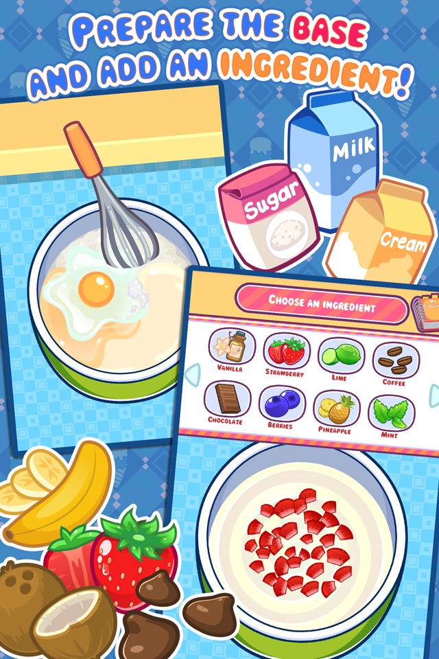 My Ice Cream Maker - Create, Decorate and Eat Sweet Frozen Desserts screenshot 2