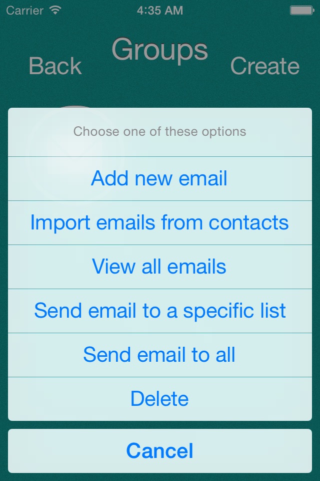 Emails (Group) screenshot 4