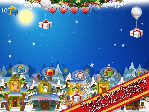 Santa's Floating Gifts HD screenshot 3