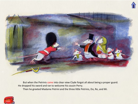 Introduce London to children in a picturesque way through “The Guard Mouse” a classic tale by the author of Corduroy, Don Freeman. A perfect bedtime story. (iPad Lite version, by Auryn Apps) screenshot 3