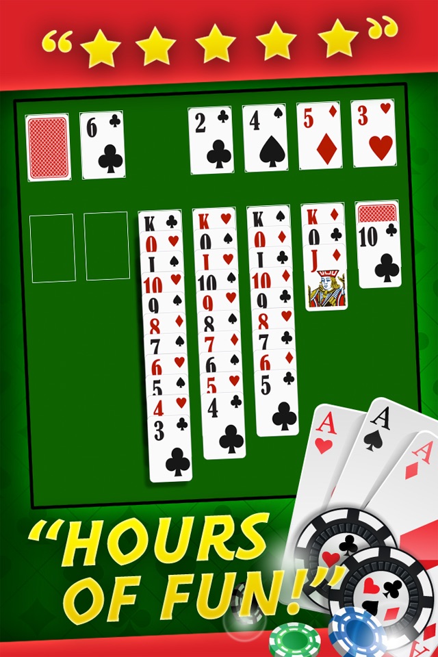 Solitaire Skill Free Card Game - Fun Classic Edition for iOS iPhone and iPad screenshot 2