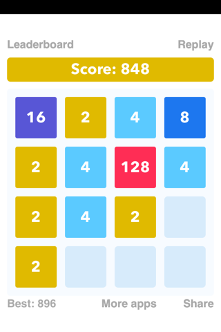 256 Easy 'N Quick - An Easier 2048 Puzzle! screenshot 2