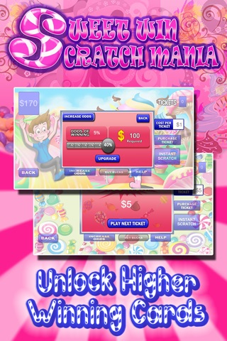 Sweet Win Scratch Mania - Exciting Big Win Lotto Scratcher Cards screenshot 3