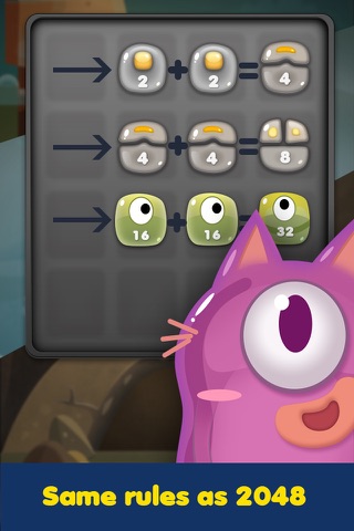 Monster BBQ 2048 screenshot 2