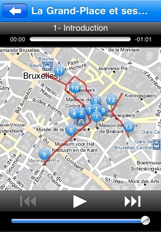 Bruxelles: Guide de voyage Multimédia Navigaia screenshot 2