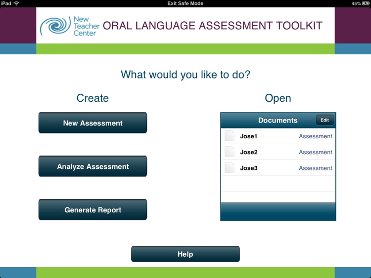 Oral Language Assessment Toolkit