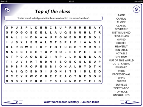 WoW Wordsearch Monthly screenshot 2
