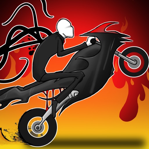 A Bike Race of Slender Man's Temple - Free Racing Game HD icon