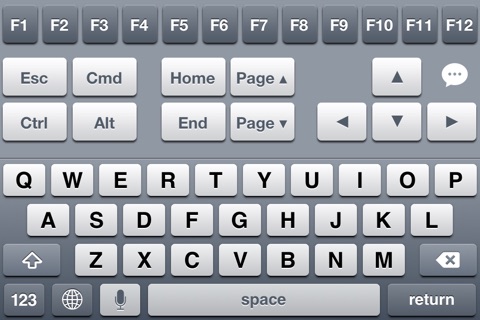 Скриншот из Remote Keyboard+ Pro (Wireless Keyboard & Trackpad)