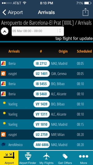 Barcelona El Prat Airport + Flight Tracker Premium BCN(圖3)-速報App