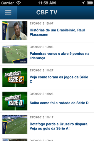 Futebol Brasileiro screenshot 3